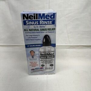 NeilMed Sinus Rinse All Natural Relief Saline Nasal Irrigation Kit 8oz Bottle